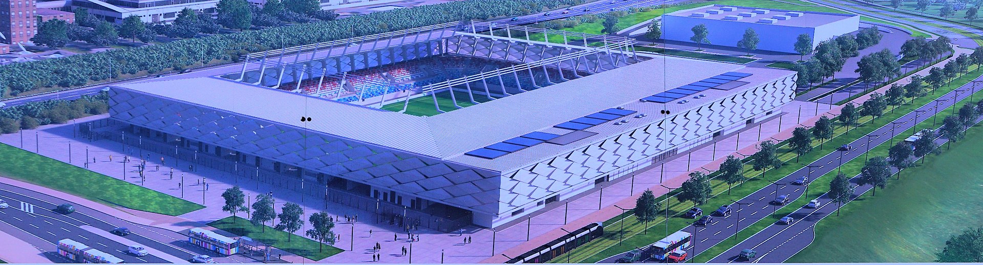 Stadion vu Lëtzebuerg am Plaz „Stade de Luxembourg“